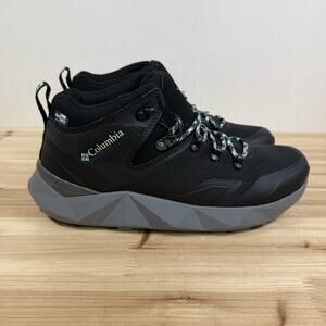 Columbia 60° Facet Outdry Waterproof Hiking Boots Women's Size 9 black gray